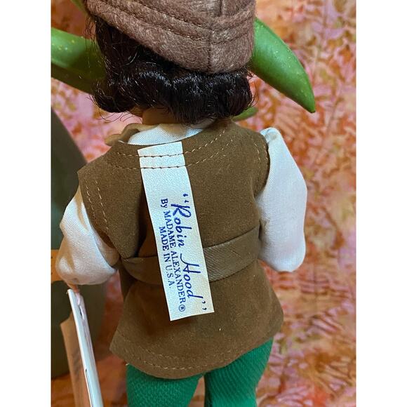 Vintage Madame Alexander 8" Doll #446 Robin Hood Storybook Series 88-91 w/tag - Picture 6 of 7